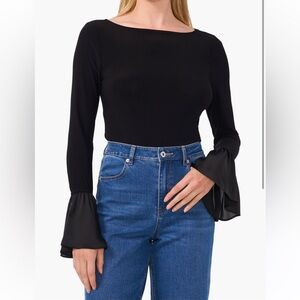 1. State Black Long Sleeve Women's Top